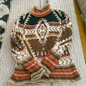 Faherty Women’s Cotton Southwest Sweater